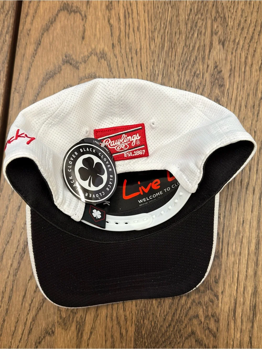Rawlings Black Clover Post Season Snapback Hat Youth Brand New